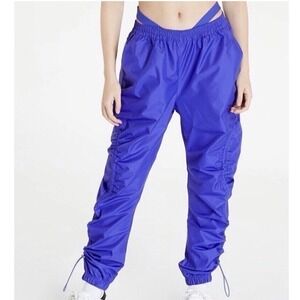 Reebok Cardi B Women's Sz SMALL  Ruched-Leg Pull-On Jogger Athleisure Pants